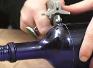 ¿Cómo cortar una botella de vidrio?