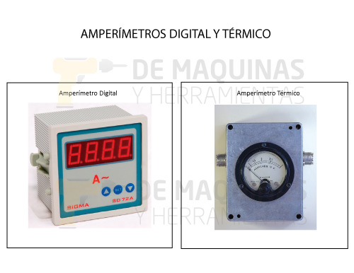 Amperímetro digital-térmico