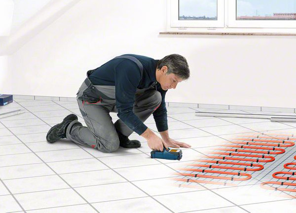 Figura 1-Deteccion en pisos radiantes con escaner de pared