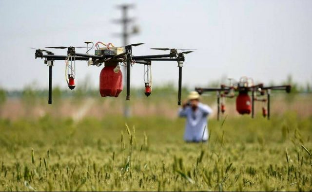 Dron aplicado en la agricultura