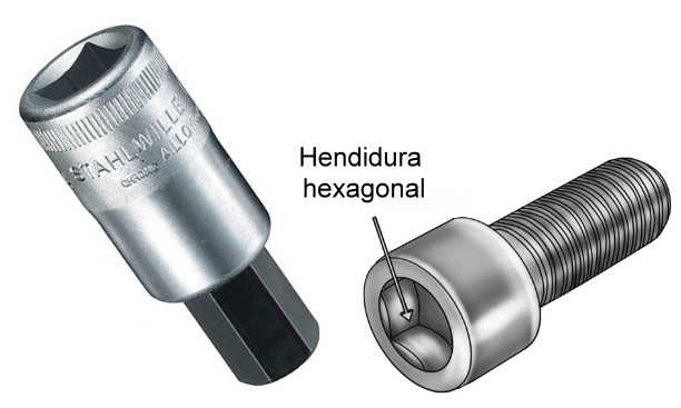 Figura 3 - Bocallaves con punta de destornillador