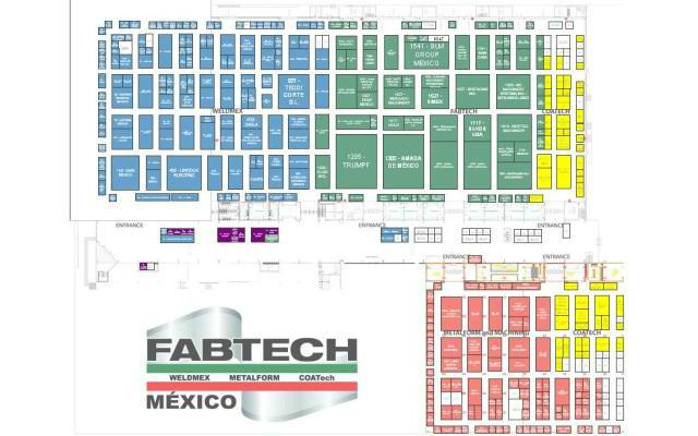 Fabtech 2017 Mexico - Plano