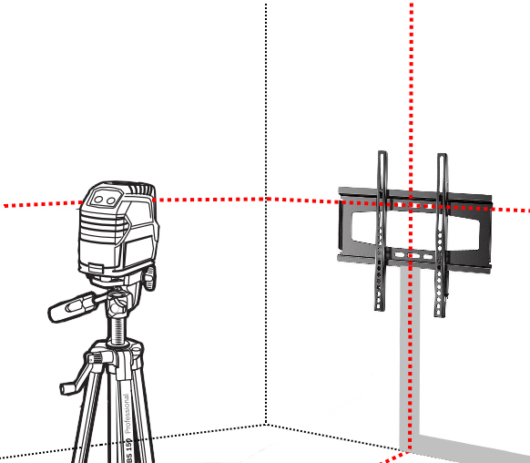 Nivelación de soporte para TV-LED-LCD