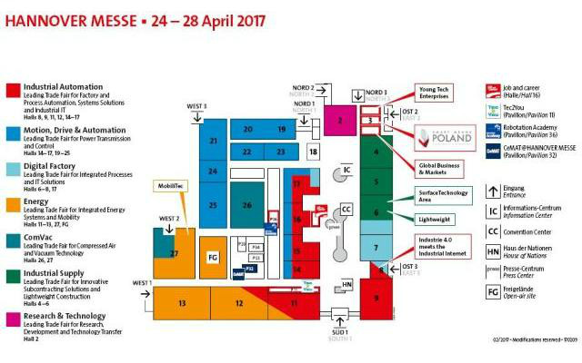 Hannover Messe 2017 Alemania - Plano