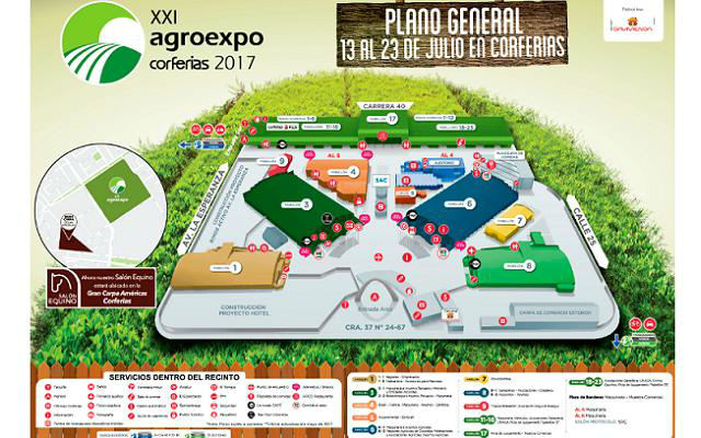 Agroexpo 2017 Colombia - Plano