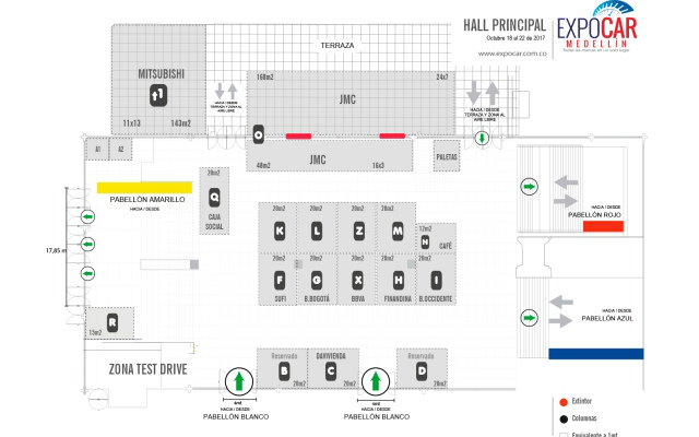 ExpoCar 2017 Medellin - Plano