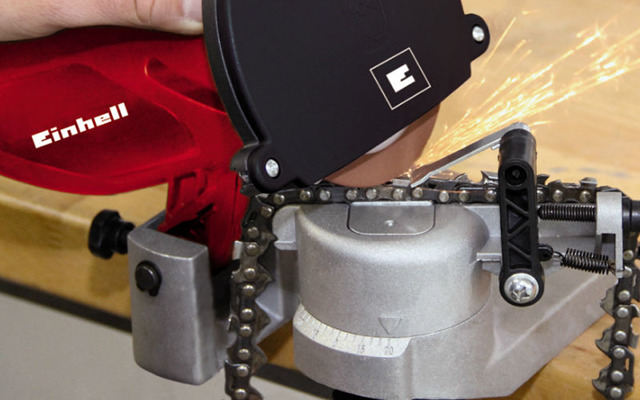 Afilador de dientes de motosierra mini afilador de motosierra de 12V Máquina rectificadora de cadena eléctrica Amoladora de sierra de cadena 