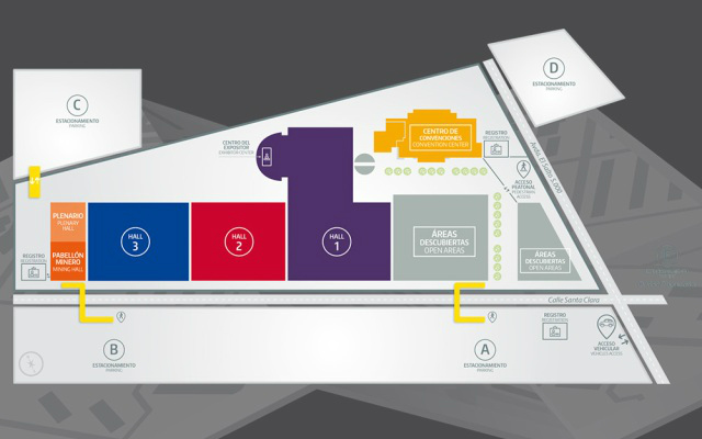 Expomin 2018 Chile - Plano