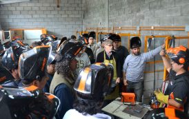 Aprender y perfeccionar el oficio del soldador: Lusqtoff y sus jornadas de capacitación