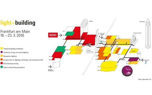 Light & Building 2018 Alemania - Plano