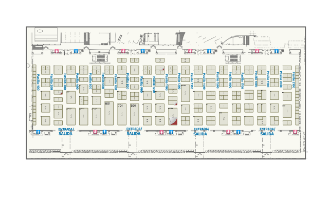 EXPOMAQ 2018 México - Plano