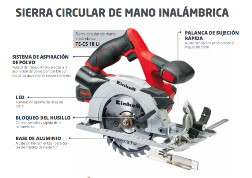 Review: Sierra Circular Einhell TE-CS 18 Li + Starter KIT Power X-Change