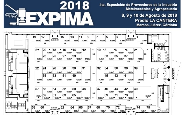 EXPIMA 2018 Argentina - Plano