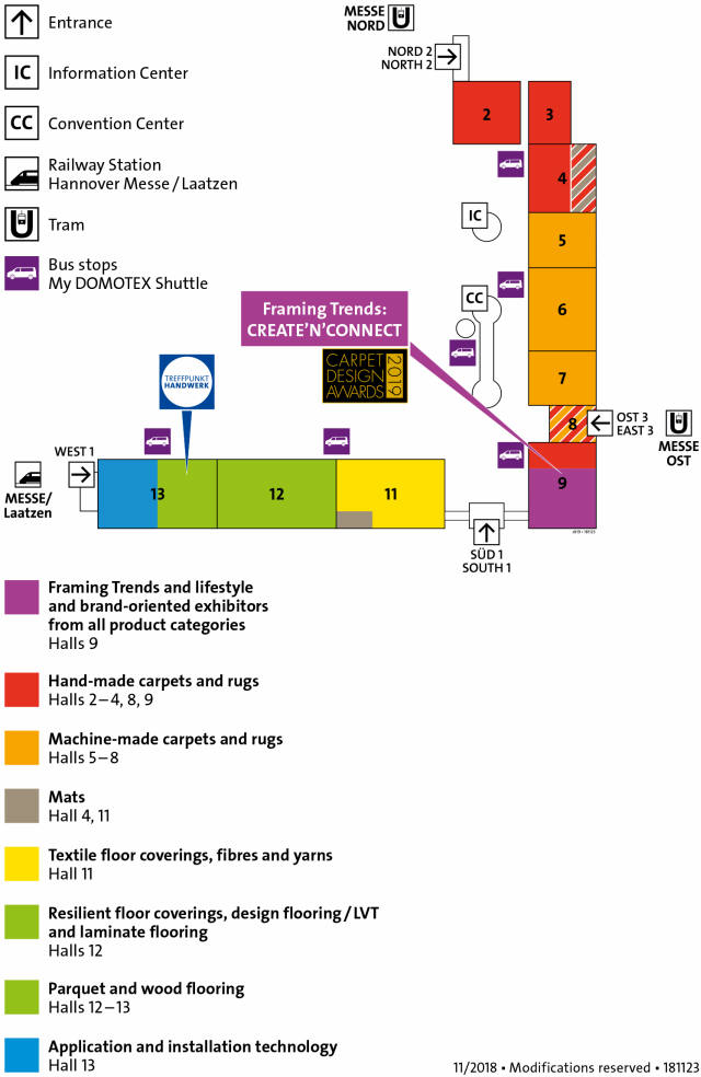 Domotex Alemania 2019 - Plano