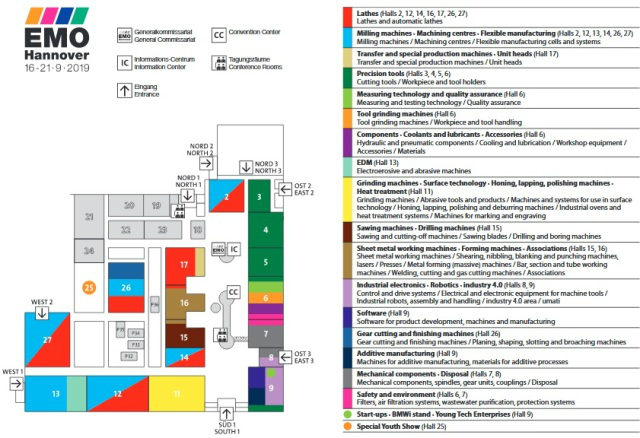 EMO Hannover 2019 - Plano