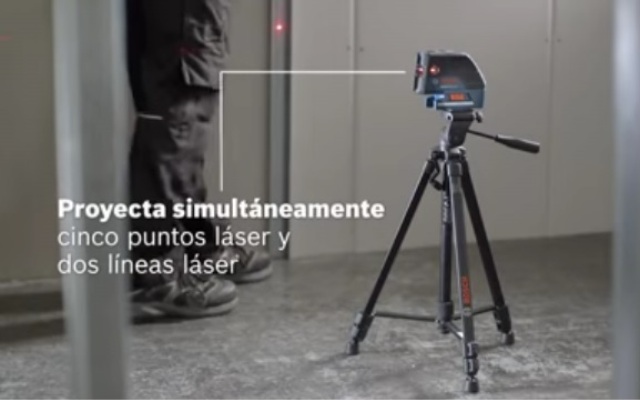 Nivel laser de puntos y líneas